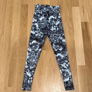 Blackmilk Floral Black and White Leggings